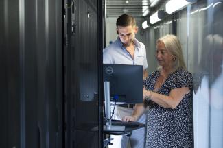 People with computer